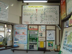 岩宿駅の券売機
