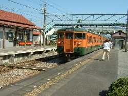 岩宿駅入線