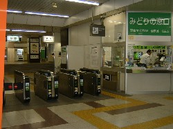桐生駅改札