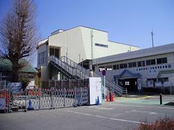 駒形駅の駅舎(南側)
